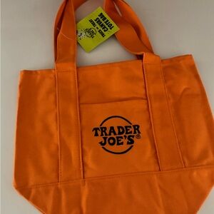 Trader Joe's Mini Orange Tote Bag